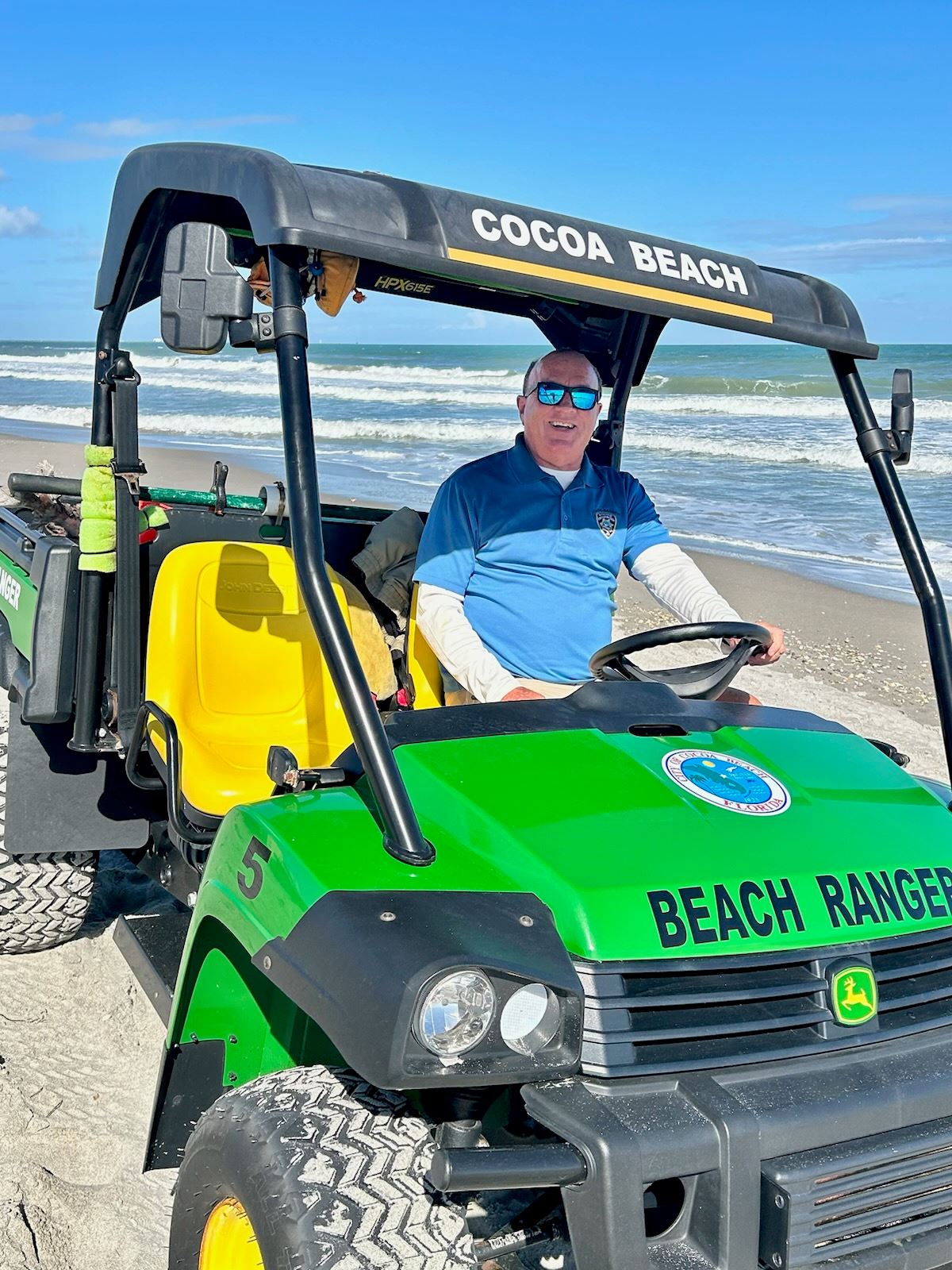 Beach Ranger in Kubota on beach